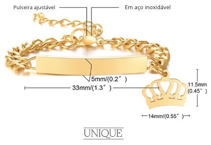 Pulsera Personalizable con Nombre de Bebé