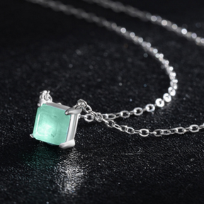 Collar de Plata con Colgante Turmalina Paraíba