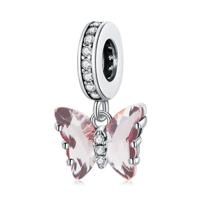 Charms Mariposas Lujosas - Plata 925